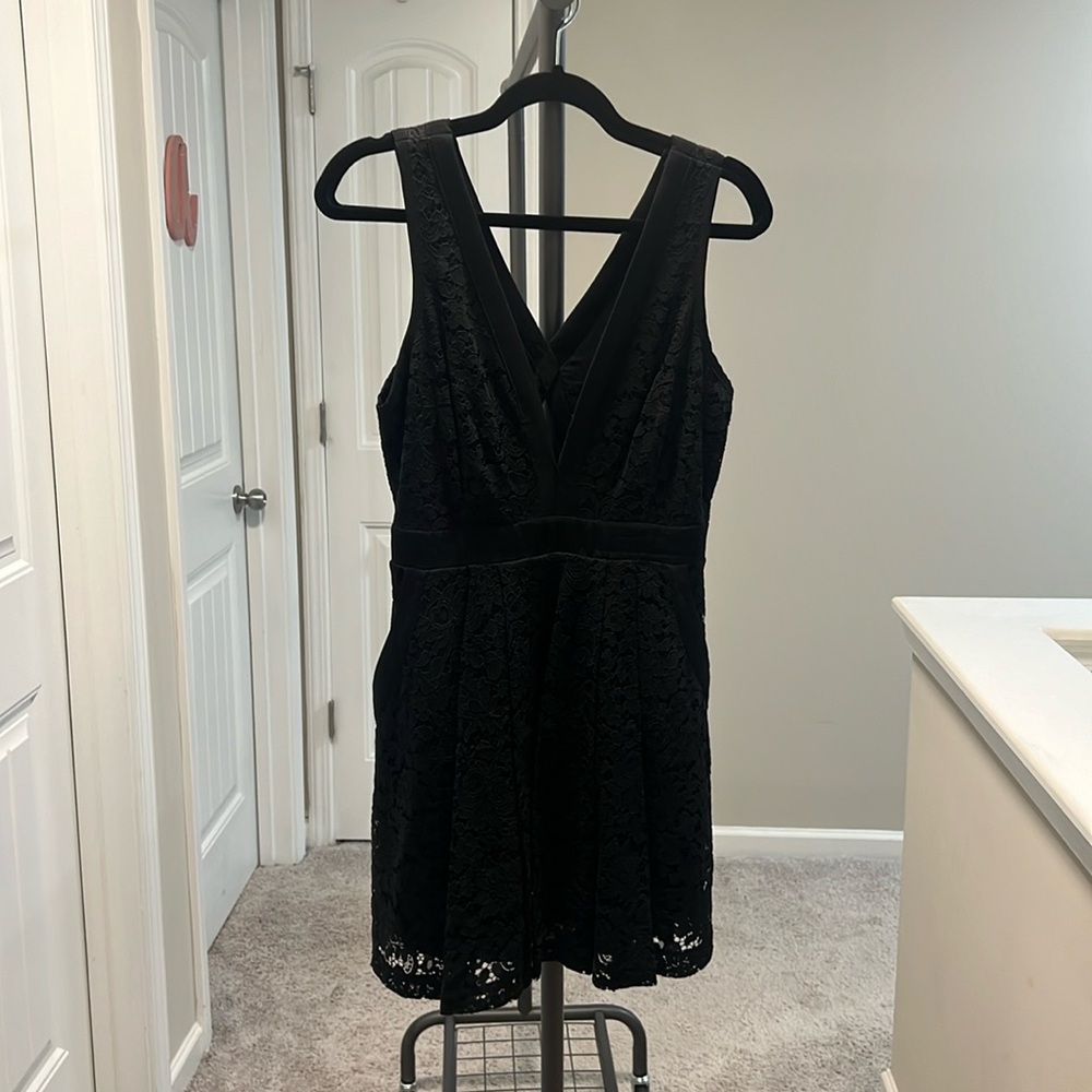 Free People Black Lace Dress